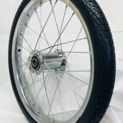 16"x1.75" PU BMX TIRE on WIRE SPKD WHEEL   1/2 "BB 170lb