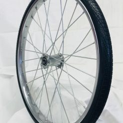 24"x1.75" PU BMX TIRE on WIRE SPKD WHEEL 1/2 "BB 220lb
