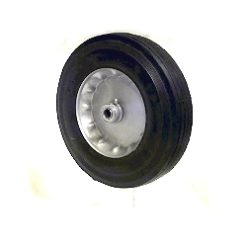 12"x3"HD RIB/SILVER WHEEL 3/4"BBx3"CENTERED 350lb
