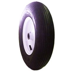 480/400-8 4ply WHEELBARROW ASSEMBLY 4"Hub 3/4"BB